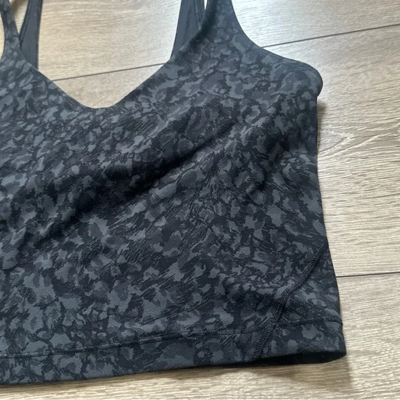 •Sold•  Lululemon Align Tank Top Leopard Camo Deep Coal Multi - Picture 7 of 13